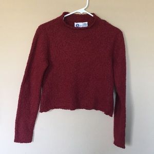Cropped Maroon Sweater